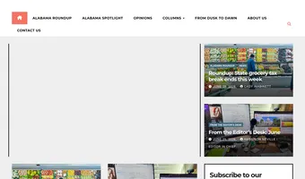 Screenshot of The Sunrise News
