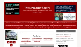 Screenshot of The Swellesley Report