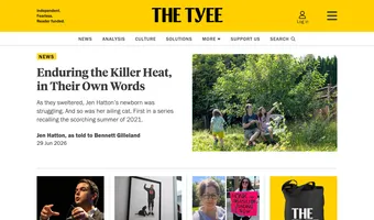 Screenshot of The Tyee