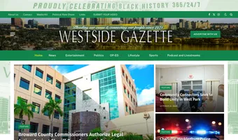 Screenshot of The Westside Gazette