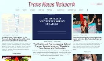 Screenshot of Trans News Network