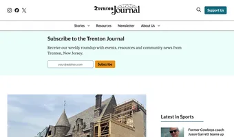 Screenshot of The Trenton Journal