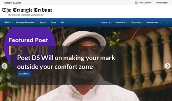Screenshot of The Triangle Tribune