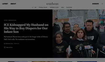 Screenshot of Truthout