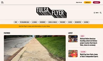 Screenshot of Tulsa Flyer
