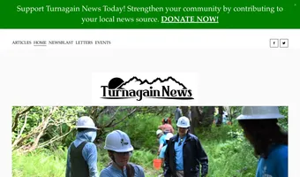 Screenshot of Turnagain News