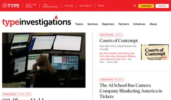 Screenshot of Type Investigations