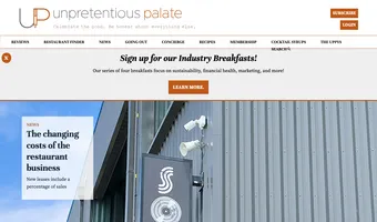Screenshot of Unpretentious Palate