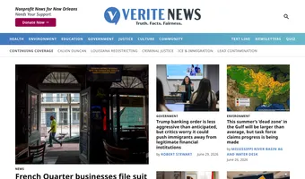 Screenshot of Verite News