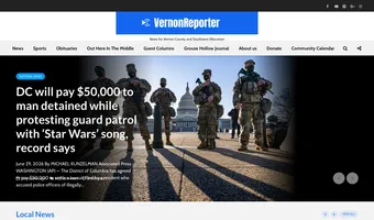 Screenshot of VernonReporter