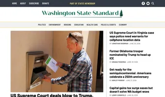 Screenshot of Washington State Standard