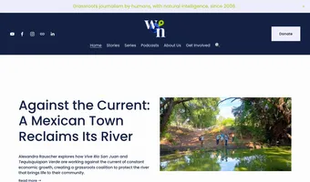 Screenshot of Weave News