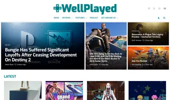 Screenshot of WellPlayed