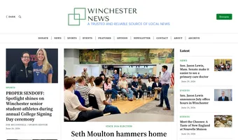 Screenshot of Winchester News