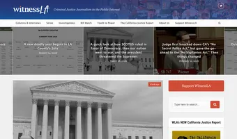 Screenshot of WitnessLA