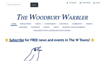 Screenshot of The Woodbury Warbler