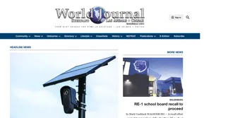 Screenshot of The World Journal