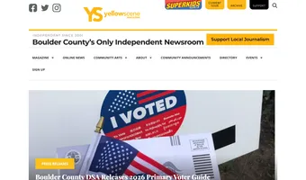 Screenshot of Yellow Scene Magazine
