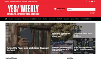 Screenshot of YES! Weekly